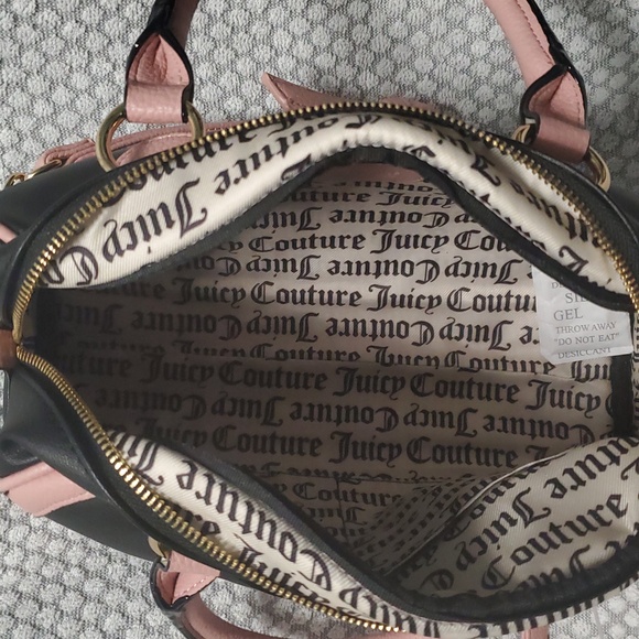 Juicy Couture Black and Pink Satchel - Picture 5 of 12